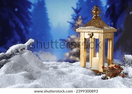 Winter background of snow and frost. Chrismtas decoration and new year time party. Empty space for your products. 