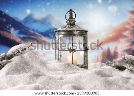 Winter background of snow and frost. Chrismtas decoration and new year time party. Empty space for your products. 
