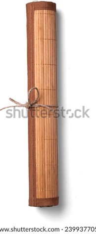 Close up view isolated of wooden shim.