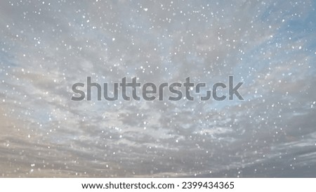 pretty scurry on clouds on sky background - photo of nature