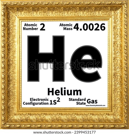 Helium High Quality Photo Frame Royalty-Free Stock Photo #2399453177