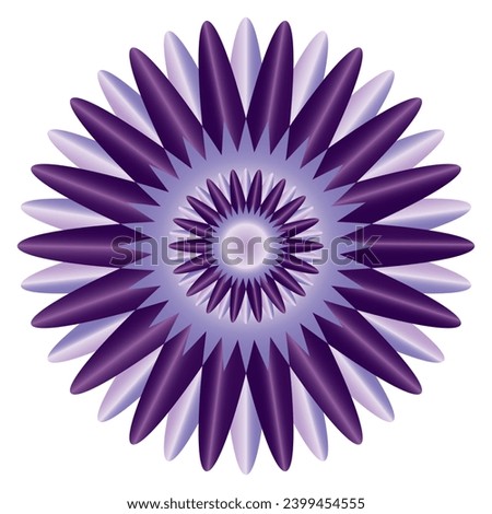 graphic element for design, flower for postcard, vector for design, logo