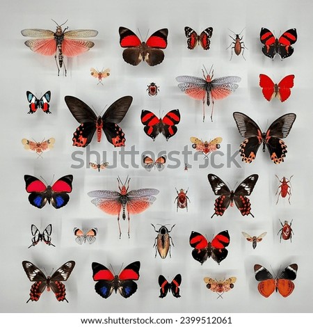insect populations - stock photo