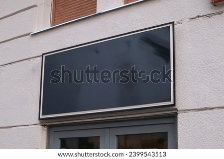 Street, Banner Sign, Lighting Equipment, Billboard, Advertisement,Large blank billboard on a street wall, banners with room to add your own text