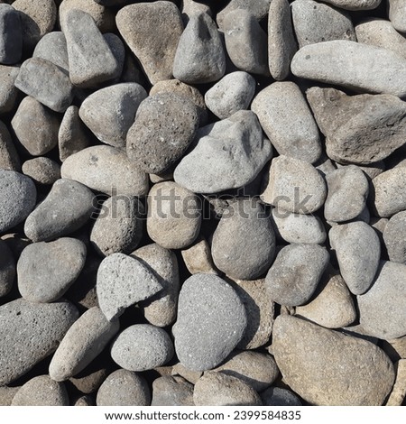 Diverse natural rocks form an uneven density texture