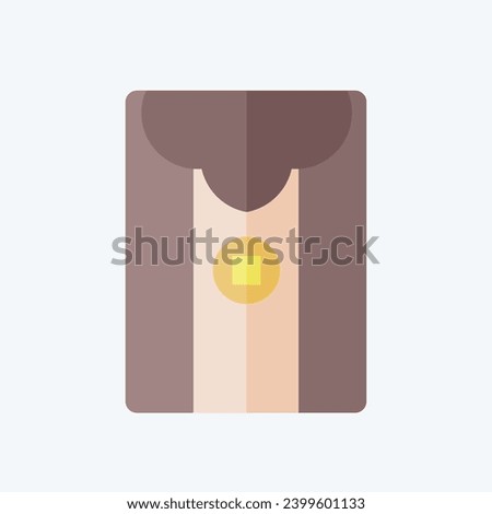 Icon Envelope. related to Chinese New Year symbol. flat style. simple design editable. simple illustration