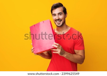 Package man shopper lifestyle shop buy sale gift Royalty-Free Stock Photo #2399625549