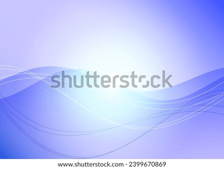 blue abstract wave lines background