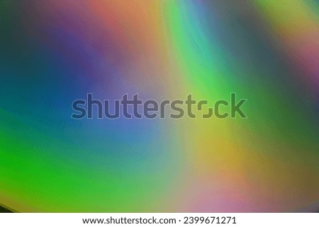 Sweet pictures of rainbow colors from CD light and the refraction of light..