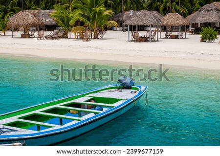 Bangaram island lakshadweep,   with white sand and boats