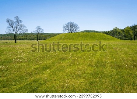 Earthworks at Hopewell Culture National Historical Park in Ohio Royalty-Free Stock Photo #2399732995