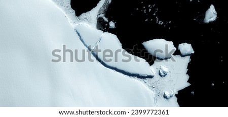 climate change,  abstract photographs of the frozen regions of the earth from the air, abstract naturalism.