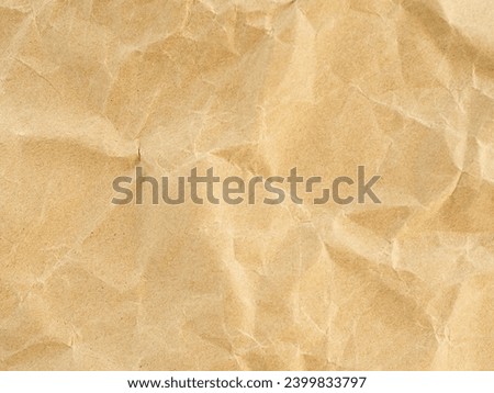 Paper Kraff Brown Crumped Background Summer Autumn Mockup Product Beauty Beige Craff Old Carbon Pattern Texture Letter Yellow Rough Retro Grunge Cardboard Abstract Frame Template Card Recycle Box.