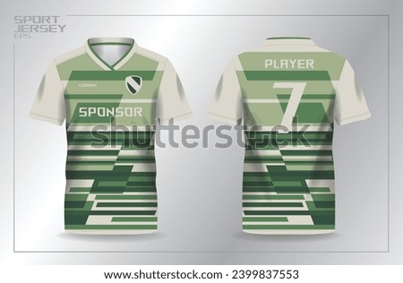 abstract green khaki for sport jersey template