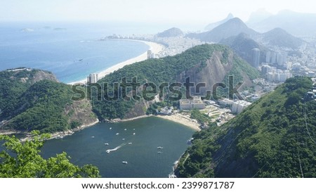 Picture of Red Beach and Sugar Loaf in Rio de Janeiro