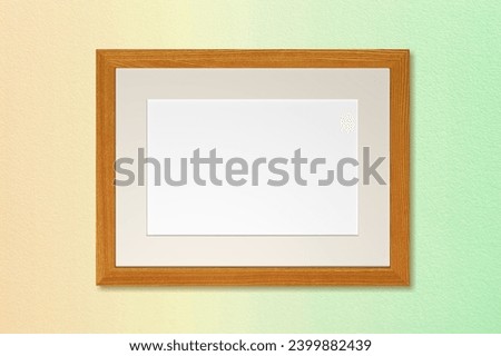 Realistic blank white frame collage