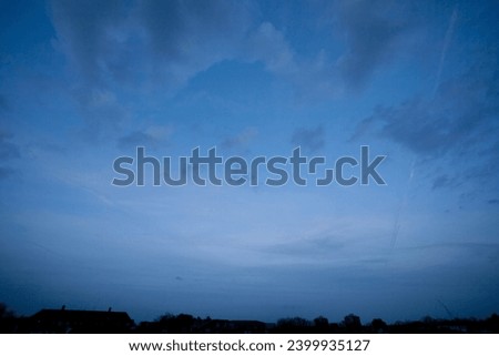 Dusk Blue picture sky background cloud nature photo sunset clear sky