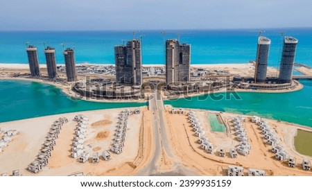 El-alamein, north cost, towers, egypt, drone pictures, alexandria photos, new alamein