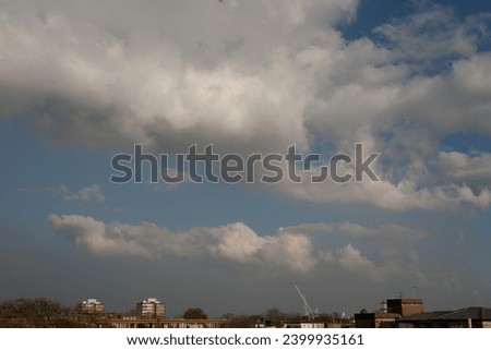 Blue Sky White Clouds picture sky background cloud nature photo sunset clear sky