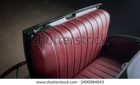Rumble seat in the back of a car Royalty-Free Stock Photo #2400084843
