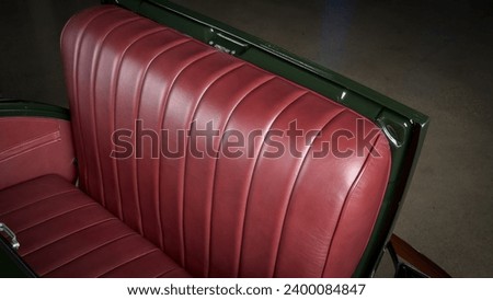 Rumble seat in the back of a car Royalty-Free Stock Photo #2400084847