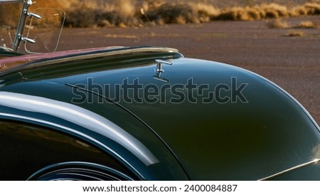 Rumble seat closed on a car Royalty-Free Stock Photo #2400084887