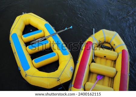 Rubber boats for adventures on the water