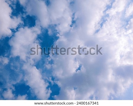 Clouds and Blue Skies for Quotes Background or Presentation 