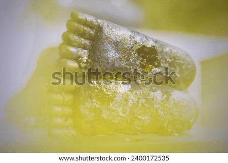Photograph of Buddha's feet in the Buddhist faith