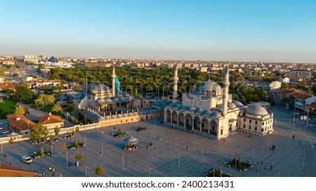 Konya  Turkey - 23.09.2023 : Mevlana Tomb Museum and Sultan Selim Mosque in Konya Royalty-Free Stock Photo #2400213431