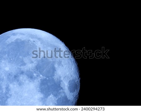Pictures of the moon on a clear night