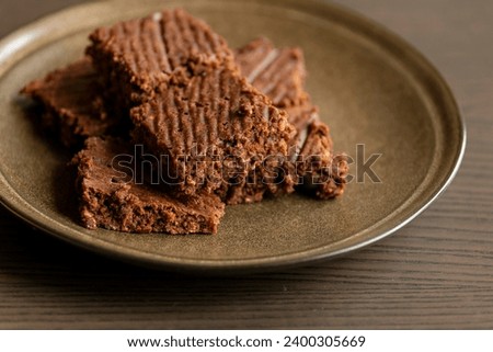 Chocolate Brownie Fudge close up 