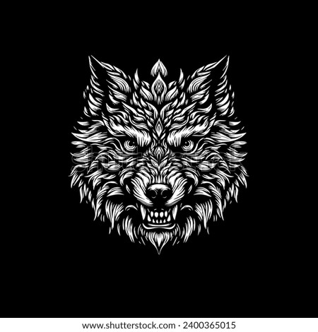 wolf dog logo squad sport