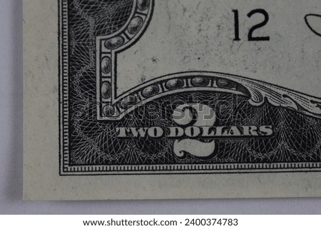 United States Two Dollar Note (circa 1970's)