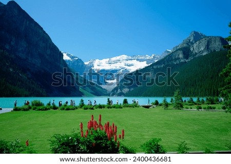 Lake Louise, Banff National Park, UNESCO World Heritage Site, Alberta, Canada, North America Royalty-Free Stock Photo #2400436681