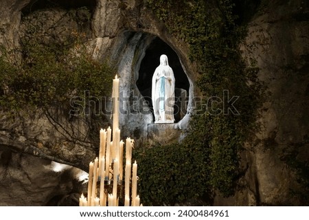 Our Lady Of Lourdes, France Royalty-Free Stock Photo #2400484961