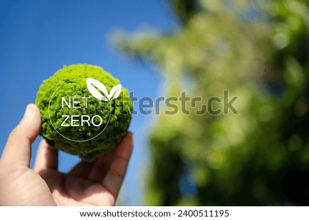 Discover eco friendly global solutions in our green globe image, showcasing efficient zero waste and air pollution management. Embrace sustainability Royalty-Free Stock Photo #2400511195