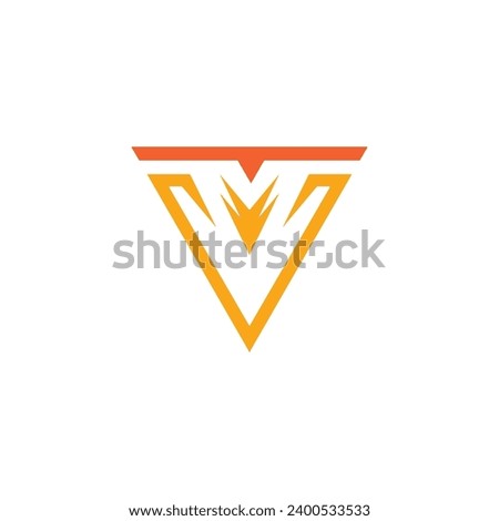 Letter Initial V Logo Design Template Vector