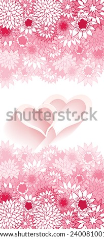 Design Template - Hearts for Valentines Day Background