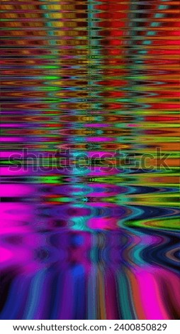 reflection of water in a vertical panorama perspective. background for smartphone.