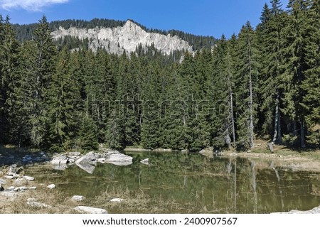 Landscape of Smolyan lakes at Rhodope Mountains, Smolyan Region, Bulgaria