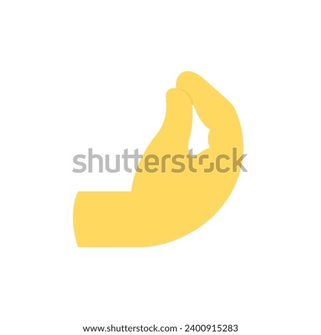 Pinched Fingers emoji vector symbol sign icon Royalty-Free Stock Photo #2400915283