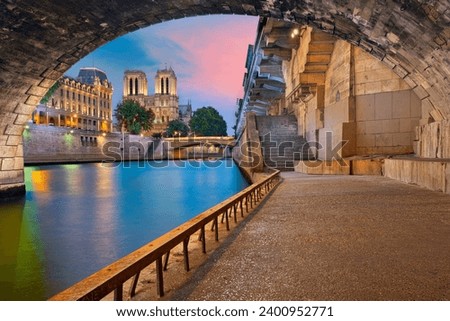 This photo shows a stunning view of the Paris landscape. The city is home to some of the most iconic landmarks in the world, including the Eiffel Tower, and the Notre Dame Cathedral