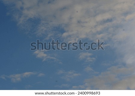 background photo of the evening sky view towards evening