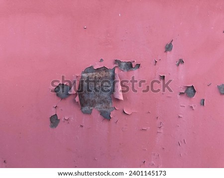 Macro photo pink old rust wall. Stock photo old rusty metal