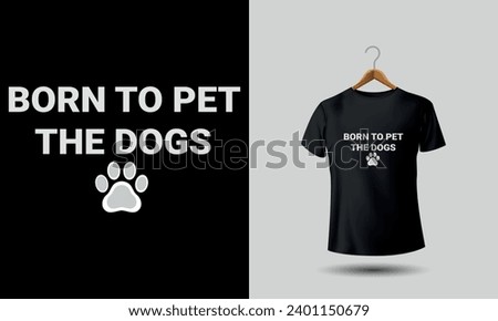 This adorable dog tshirt design is sure to melt hearts and spark conversation