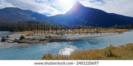 Kootenay River, British Columbia, Canada Royalty-Free Stock Photo #2401220697