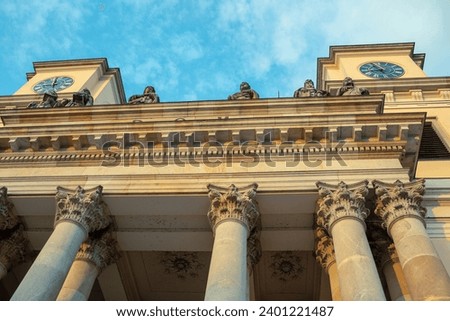 Assumption cathedral in the city of Vac, Hungary. High quality photo