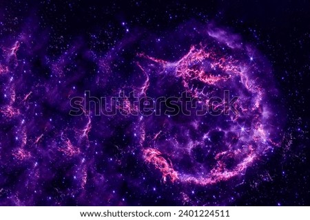 Spiral galaxy. Elements of this image furnished by NASA. High quality photo