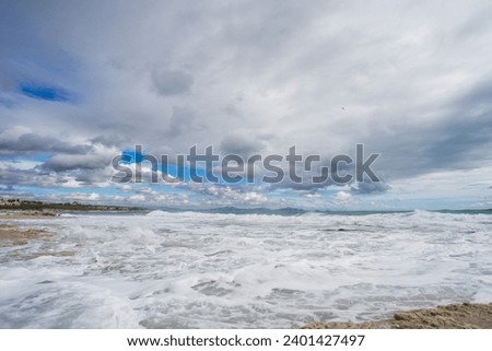 Mediterranean Sea after a storm